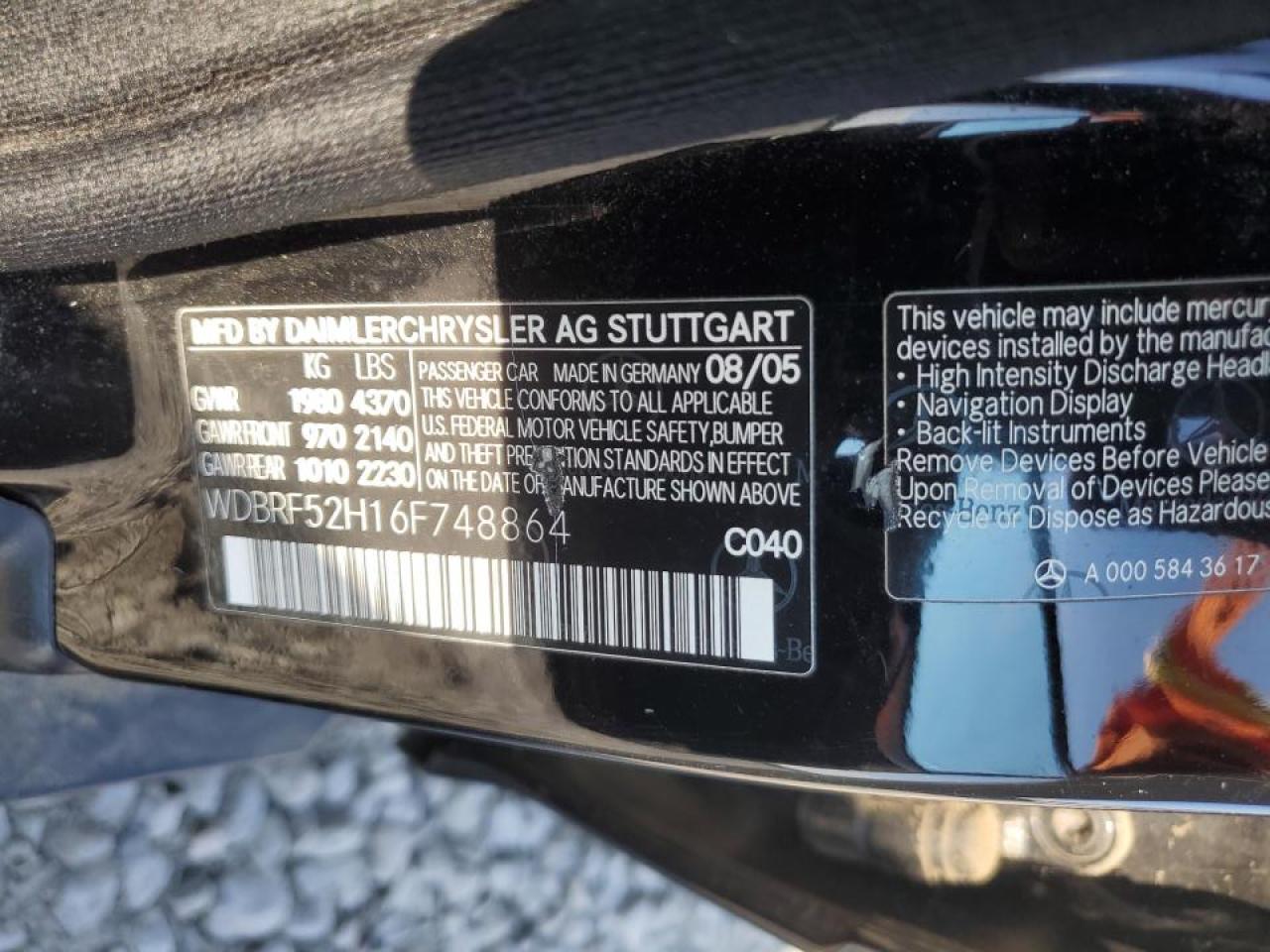 Lot #3245218576 2006 MERCEDES-BENZ C 230