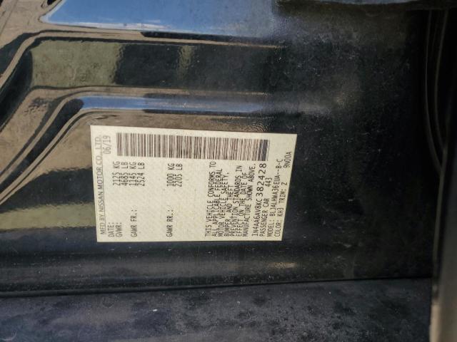 2019 NISSAN MAXIMA S - 1N4AA6AV8KC382428
