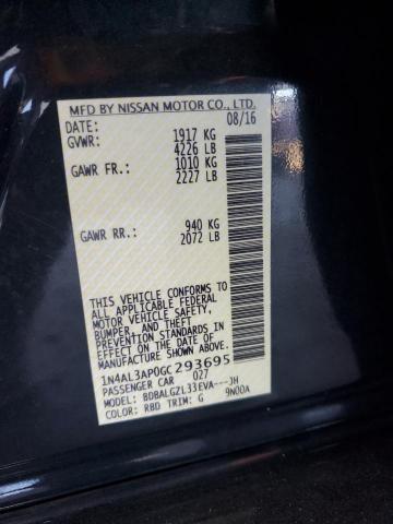 2016 NISSAN ALTIMA 2.5 - 1N4AL3AP0GC293695