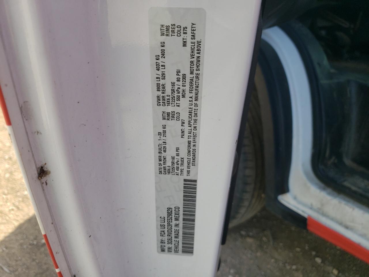 RAM PROMASTER 2500 HIGH