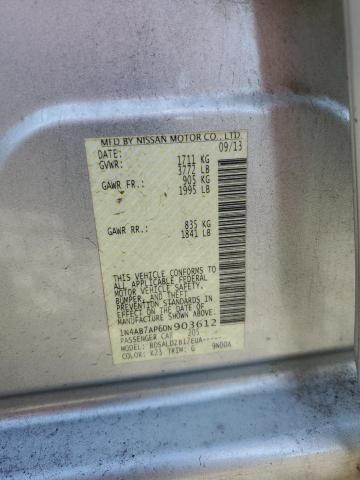 2013 NISSAN SENTRA S - 1N4AB7AP6DN903612