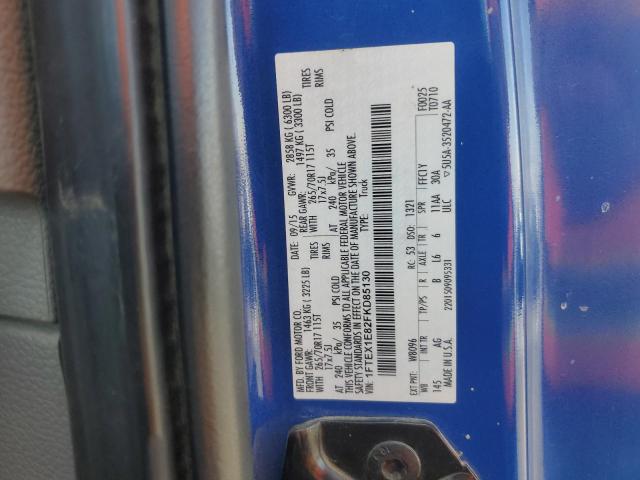 2015 FORD F150 SUPER CAB 1FTEX1E82FKD85130