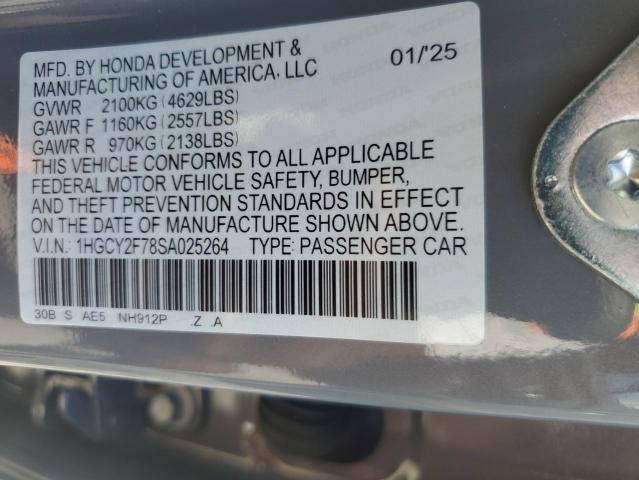 2025 HONDA ACCORD HYBRID SPORT-L 1HGCY2F78SA025264