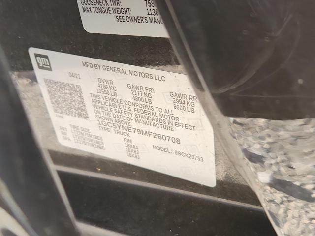 2021 CHEVROLET SILVERADO - 1GC5YNE79MF260708