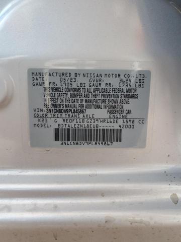 2023 NISSAN VERSA S 3N1CN8DV9PL845867