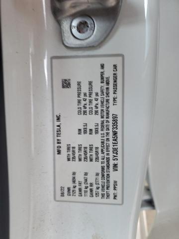 2022 TESLA MODEL 3 - 5YJ3E1EA5NF335897