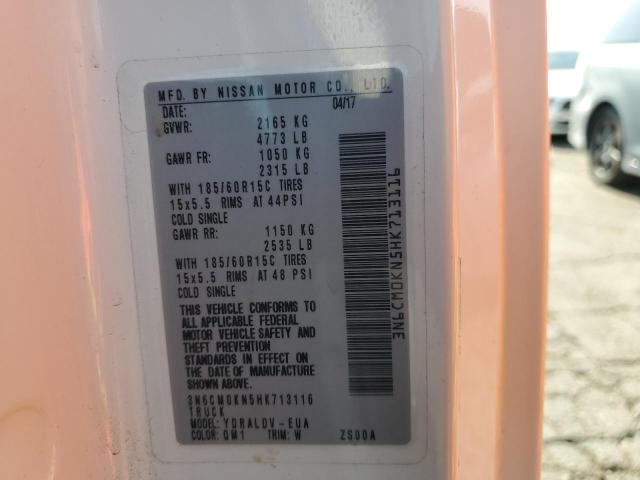 2017 NISSAN NV200 2.5S 3N6CM0KN5HK713116