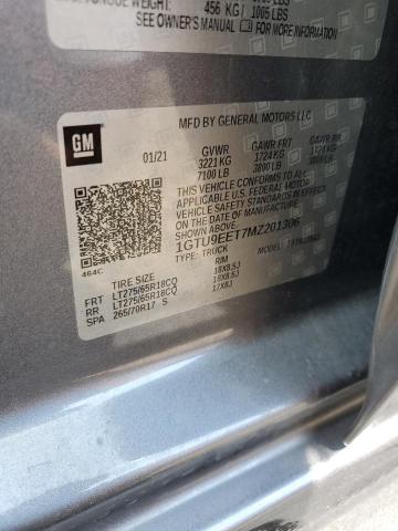 2021 GMC SIERRA K1500 AT4 1GTU9EET7MZ201306