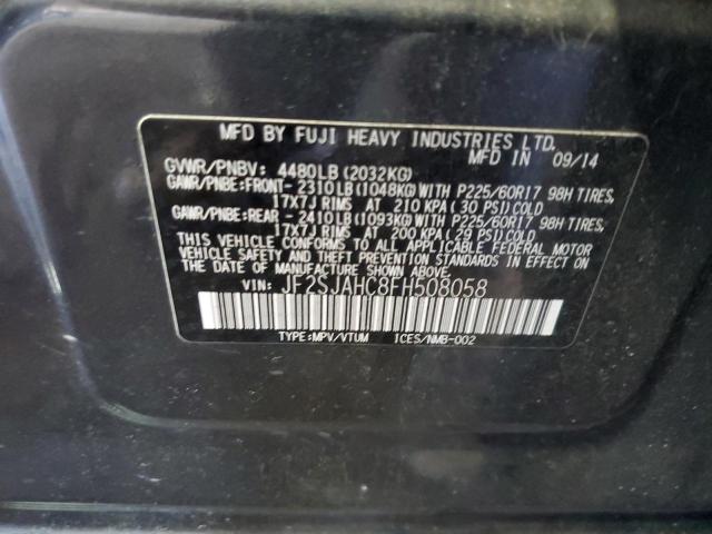 2015 SUBARU FORESTER 2 JF2SJAHC8FH508058