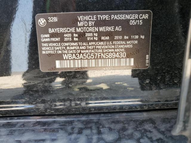 2015 BMW 328 I WBA3A5G57FNS89430