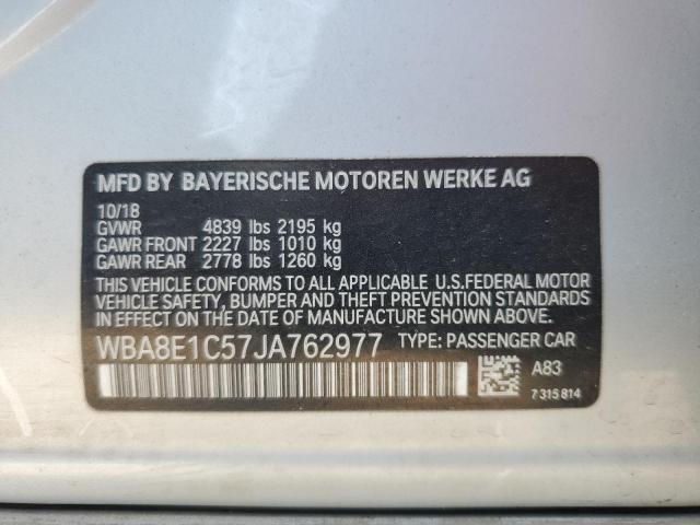 2018 BMW 330E WBA8E1C57JA762977