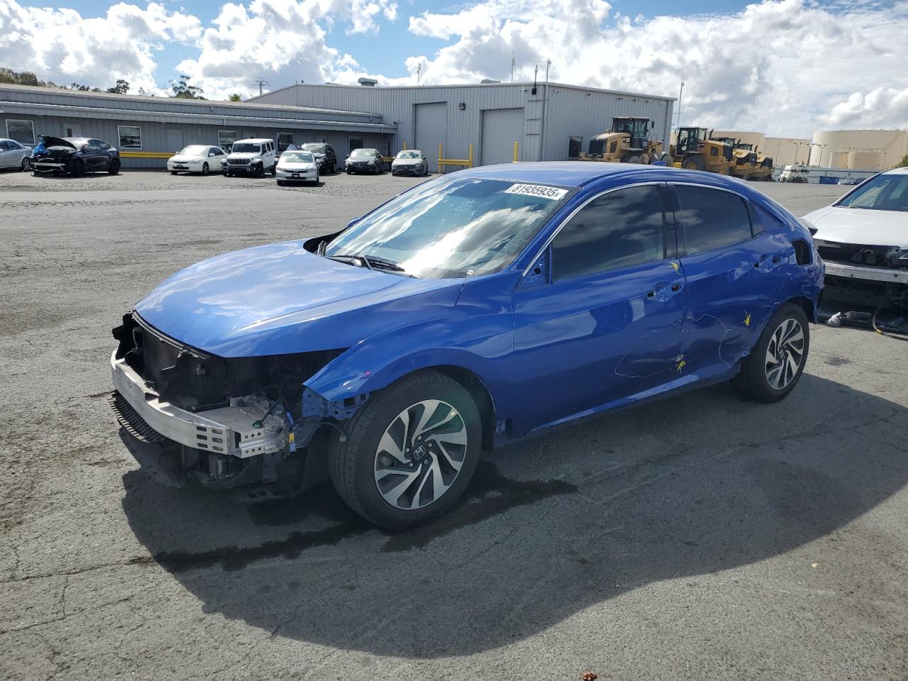 Lot #3316758436 2019 HONDA CIVIC LX
