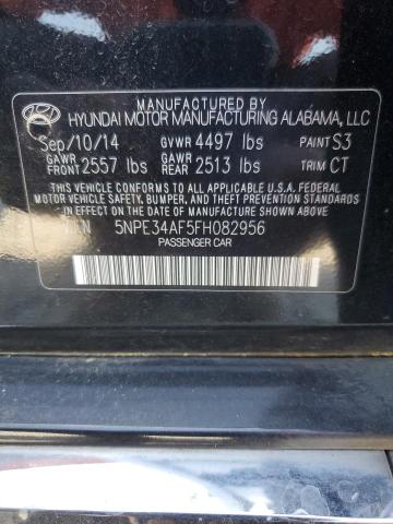 2015 HYUNDAI SONATA SPO 5NPE34AF5FH082956