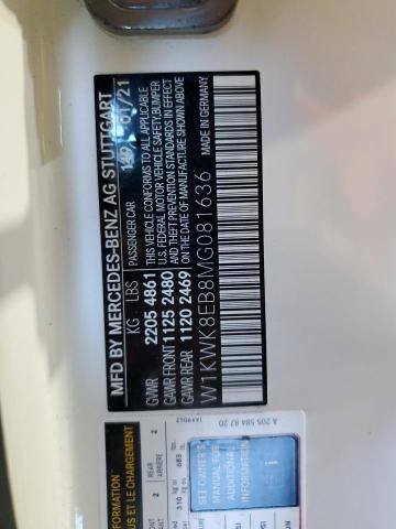 2021 MERCEDES-BENZ C 300 4MAT - W1KWK8EB8MG081636