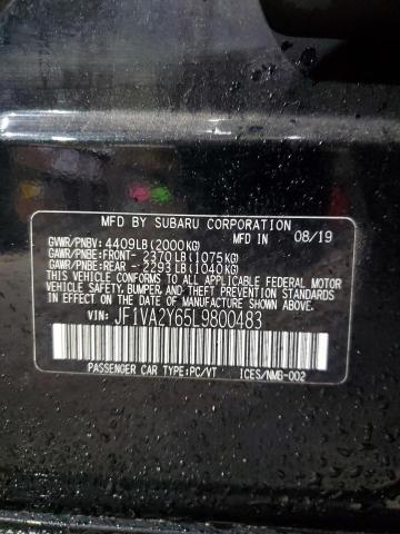 2020 SUBARU WRX STI LI #3259701403