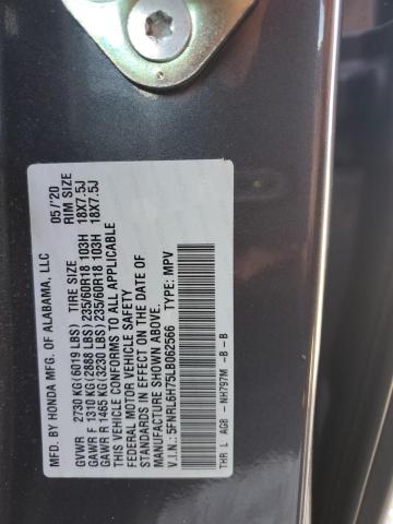 2020 HONDA ODYSSEY EXL 5FNRL6H75LB062566