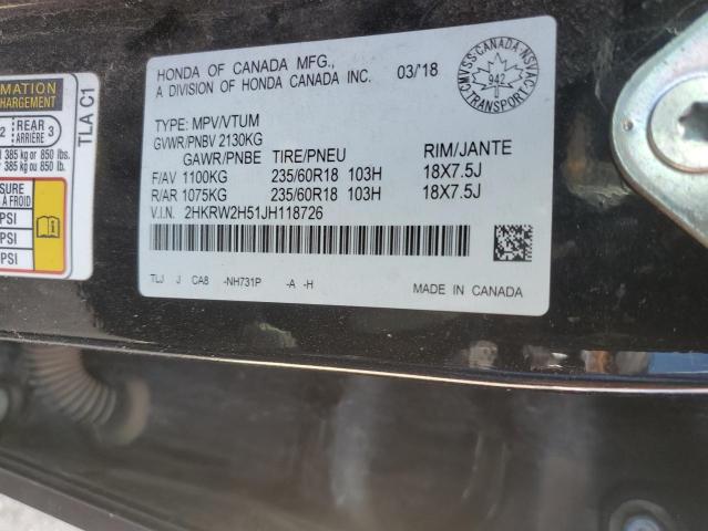 2018 HONDA CR-V EX - 2HKRW2H51JH118726