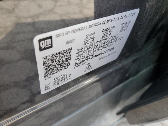 2022 CHEVROLET BLAZER 2LT 3GNKBHR49NS213026