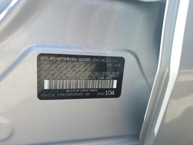 2024 MITSUBISHI MIRAGE G4 ES ML32FUFJ0RHF18564