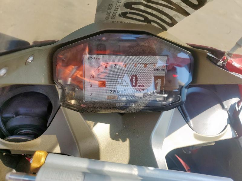 2012 DUCATI PANIGALE ZDM14BPW1CB004361