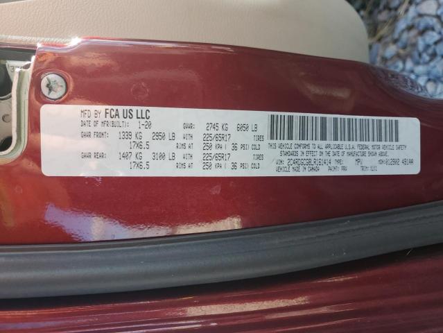 2020 DODGE GRAND CARA - 2C4RDGCG8LR161414