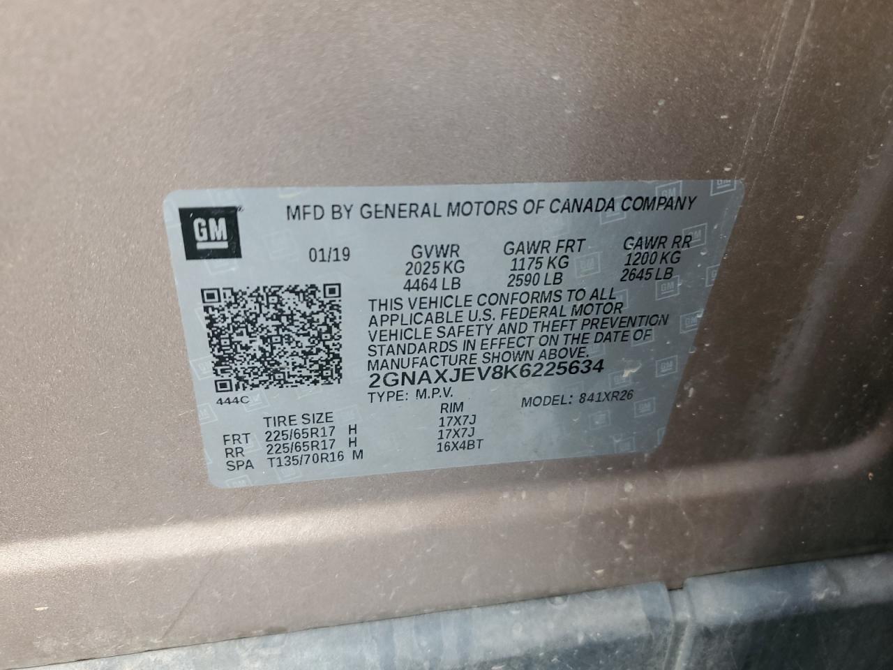 CHEVROLET EQUINOX LT