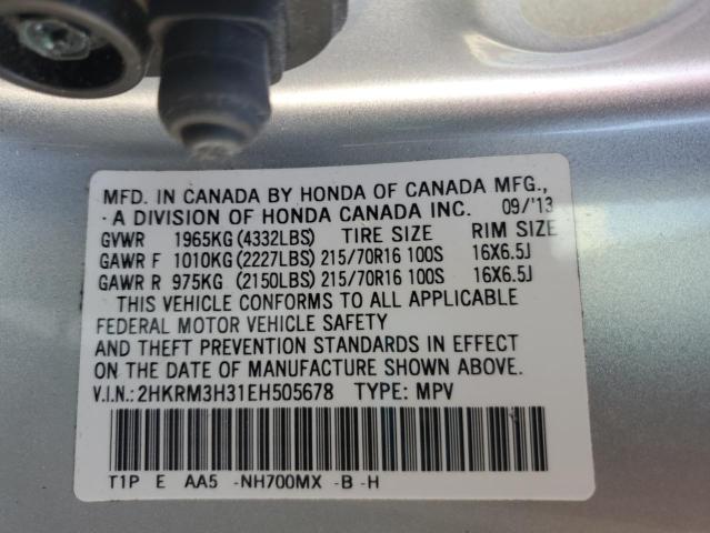 2014 HONDA CR-V LX - 2HKRM3H31EH505678