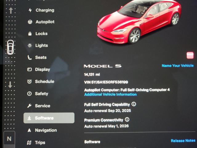 2024 TESLA MODEL S 5YJSA1E50RF536199