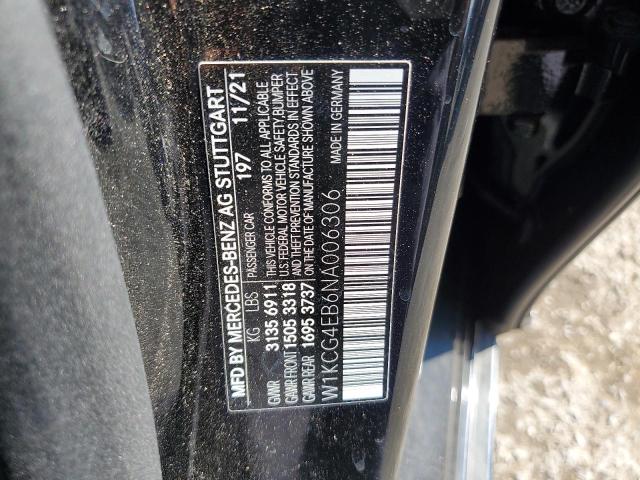 2022 MERCEDES-BENZ EQS SEDAN W1KCG4EB6NA006306