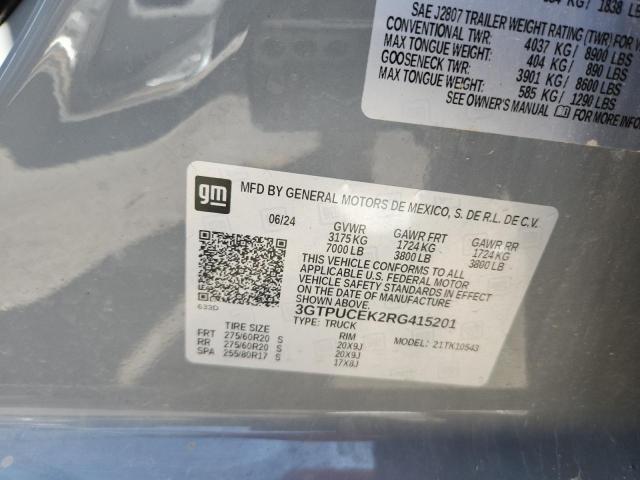 2024 GMC SIERRA K1500 ELEVATION 3GTPUCEK2RG415201
