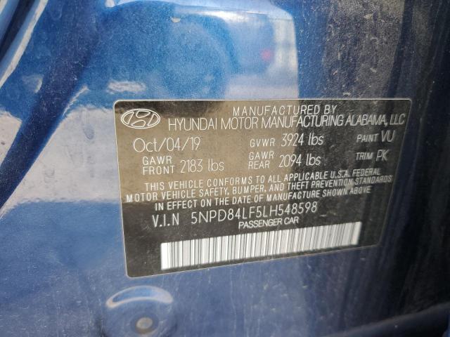 2020 HYUNDAI ELANTRA SEL #3260669639