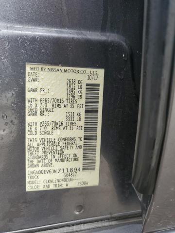 2018 NISSAN FRONTIER S 1N6AD0EV6JN711894