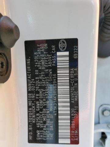 2024 TOYOTA CAMRY XSE 4T1K31AK9RU629456