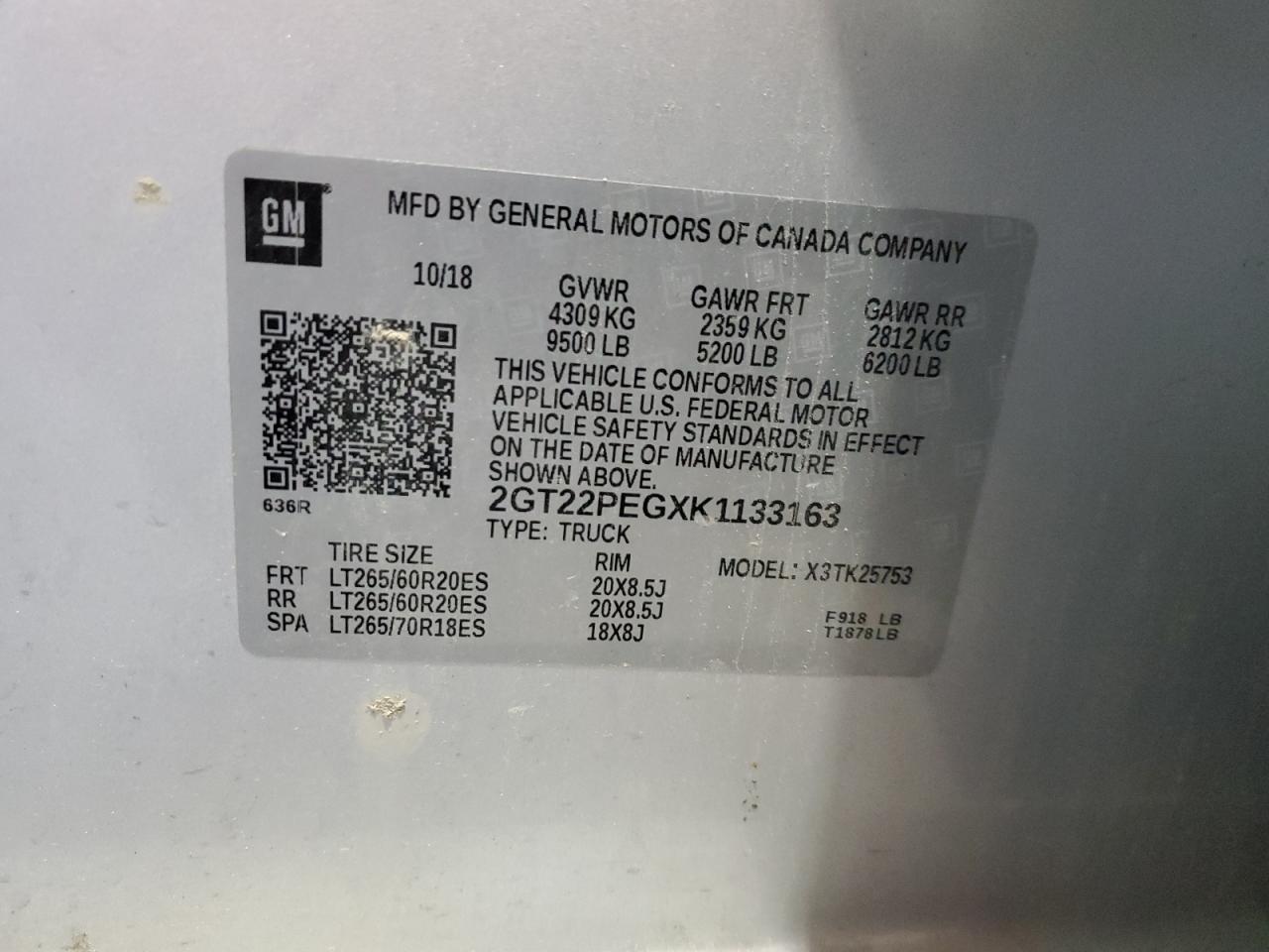 GMC SIERRA K2500 SLE