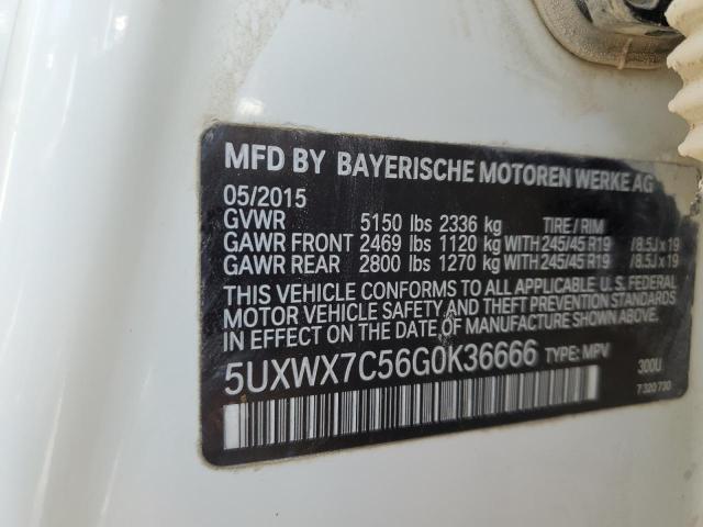 2016 BMW UK 5UXWX7C56G0K36666