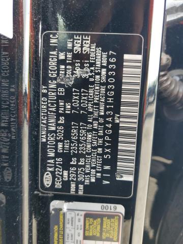 2017 KIA SORENTO LX - 5XYPG4A31HG303367