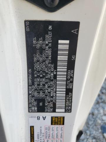 2010 TOYOTA FJ CRUISER - JTEBU4BF9AK093723