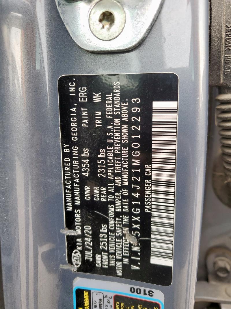 2021 KIA K5 LXS - 5XXG14J21MG012293