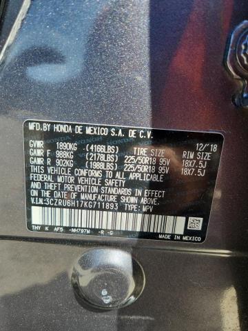 2019 HONDA HR-V SPORT 3CZRU6H17KG711893