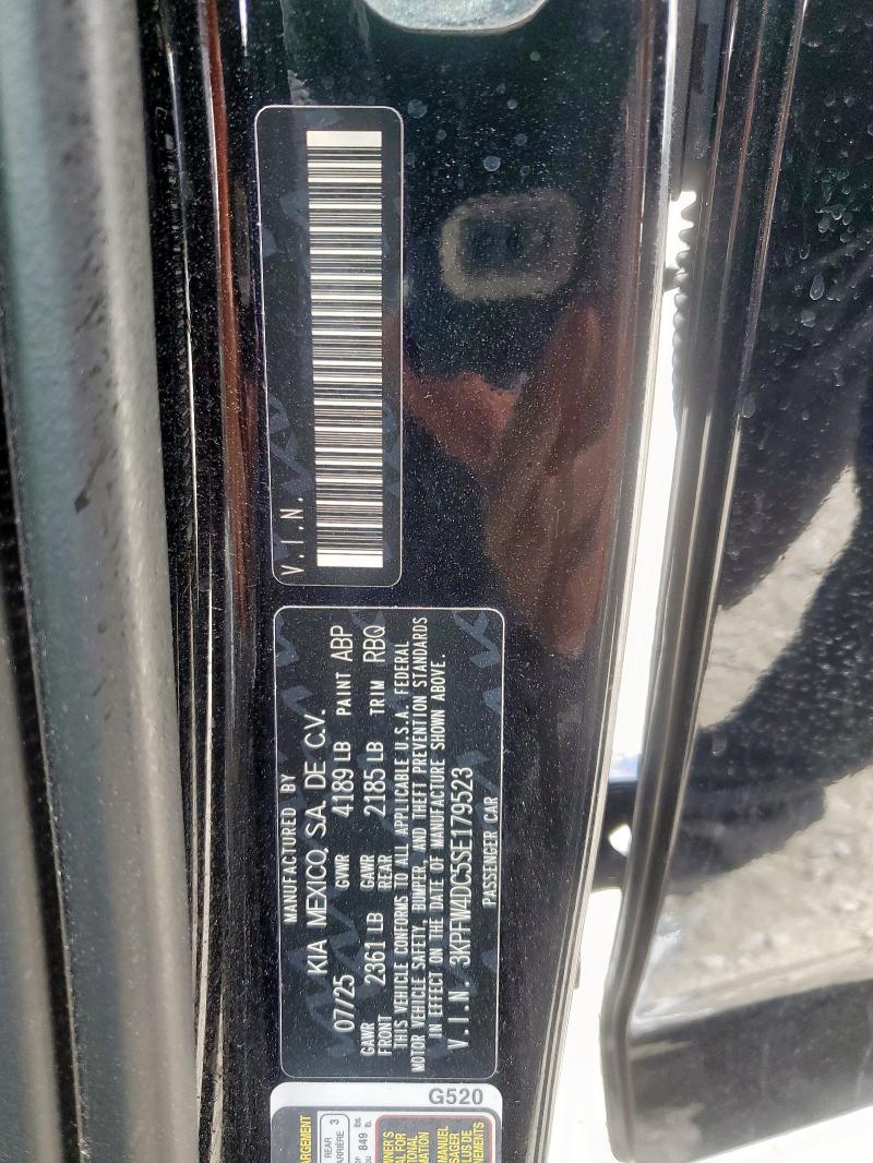 2025 KIA K4 GT-LINE 3KPFW4DC5SE179523