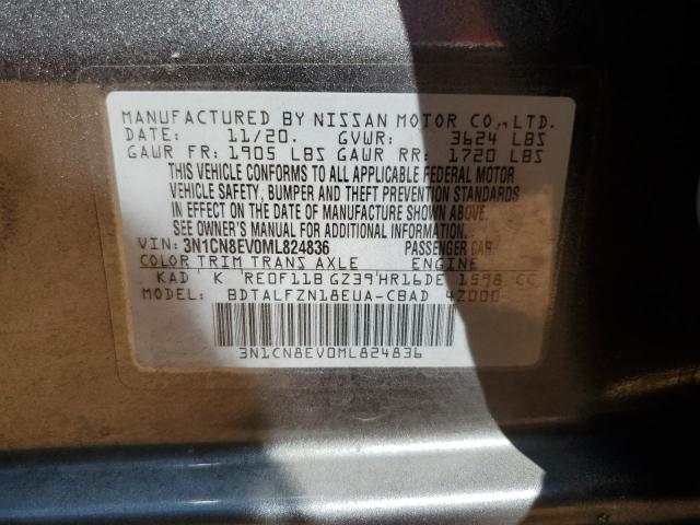 2021 NISSAN VERSA SV - 3N1CN8EV0ML824836