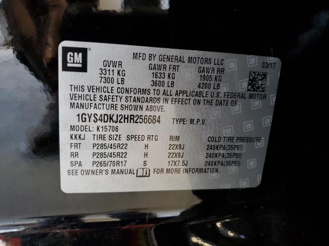 2017 CADILLAC ESCALADE P - 1GYS4DKJ2HR256684