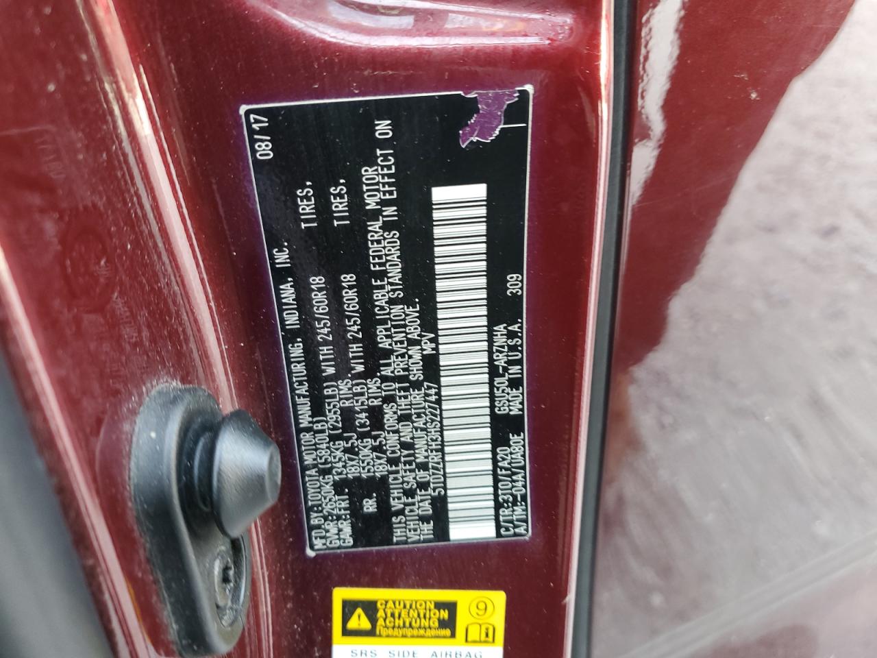 TOYOTA HIGHLANDER LE