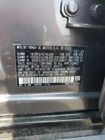 2025 HONDA HR-V EXL 3CZRZ2H7XSM745150