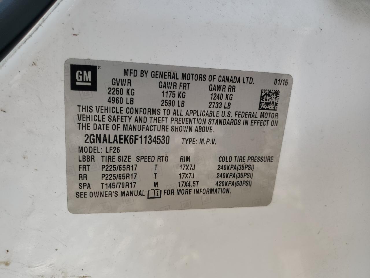 CHEVROLET EQUINOX LS