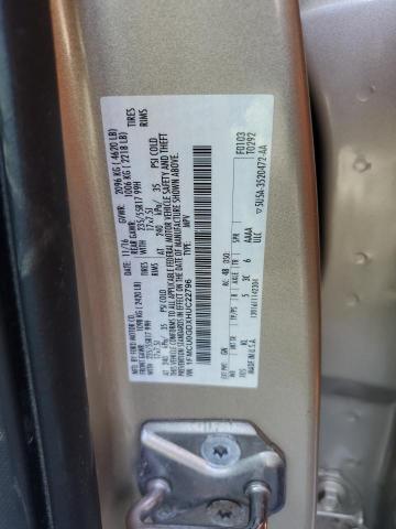 2017 FORD ESCAPE SE - 1FMCU0GDXHUC22796