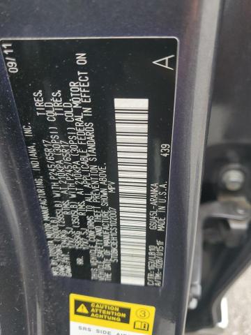 2012 TOYOTA HIGHLANDER BASE #3285197845