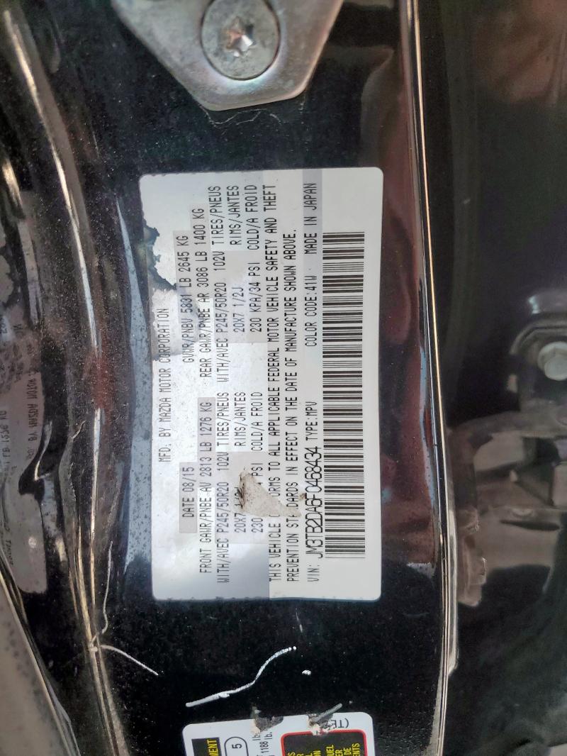 2015 MAZDA CX-9 GRAND JM3TB2DA6F0468434