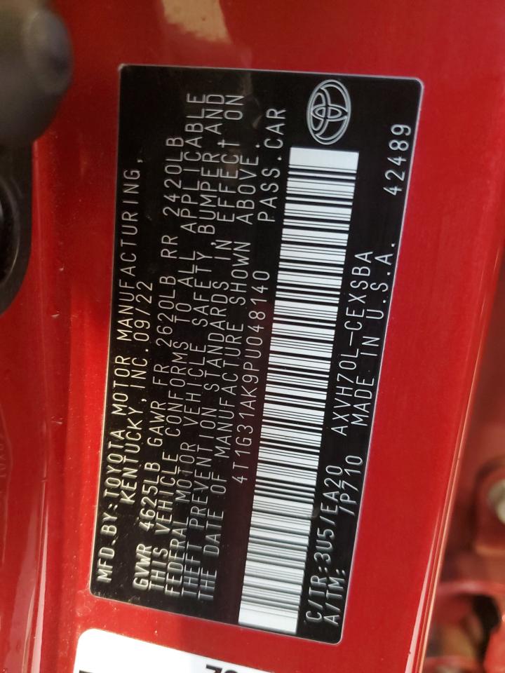 TOYOTA CAMRY SE NIGHT SHADE