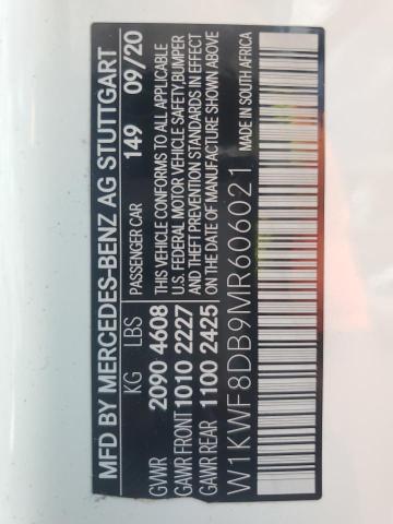 2021 MERCEDES-BENZ C 300 - W1KWF8DB9MR606021